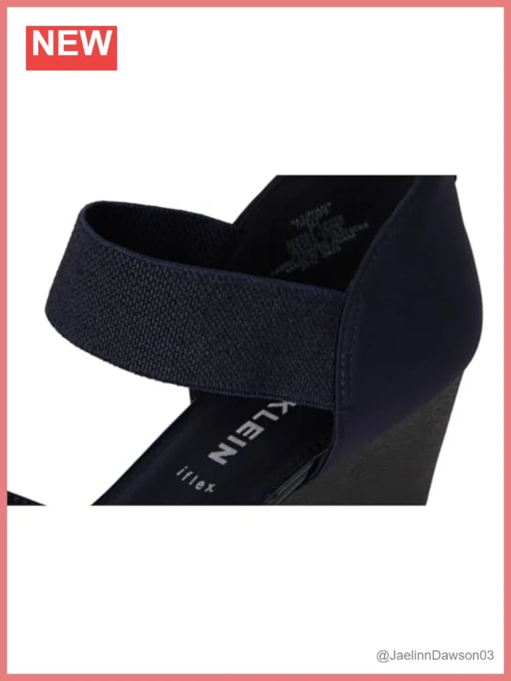 Anne Klein Women's Tiffany Wedge Sandals Stretch Fabric Rounded Toe Pull-On